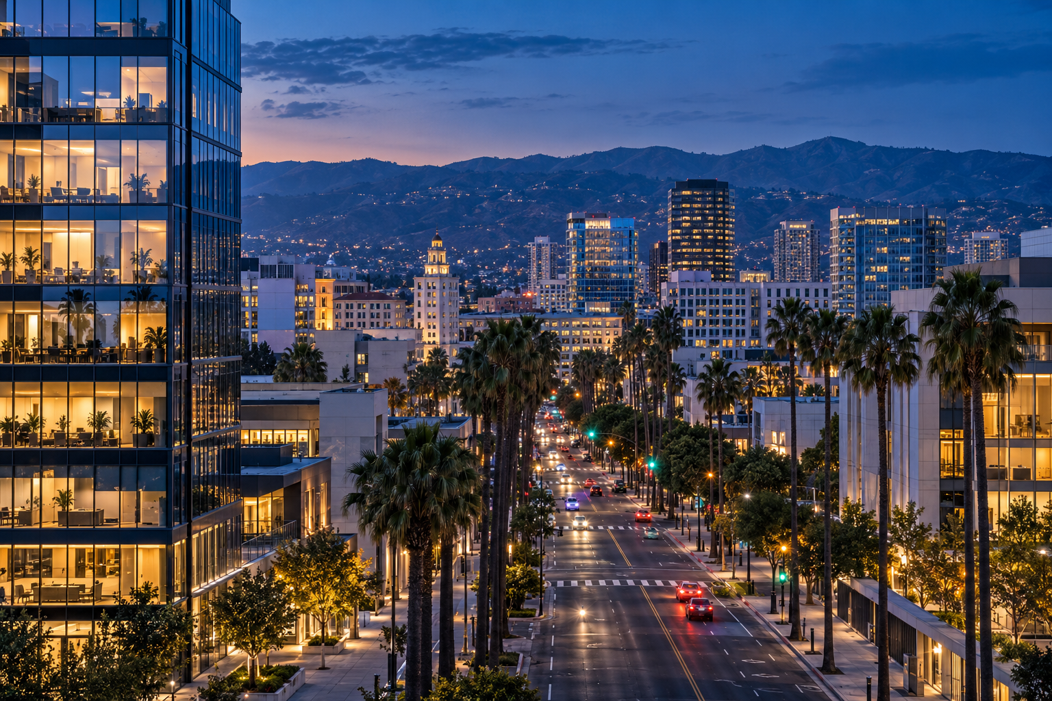 AI-generated illustrative view inspired by San Jose, California